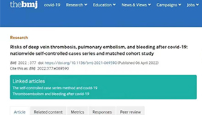 疫情放開后，新冠患者靜脈血栓栓塞癥（VTE）的防治需高度關(guān)注！