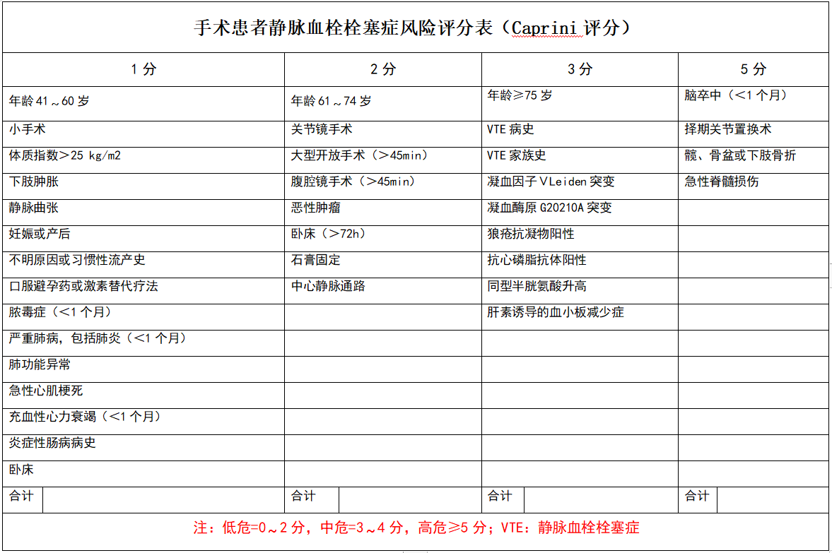 從評(píng)分量表認(rèn)識(shí)VTE的危險(xiǎn)因素 ——宋超峰